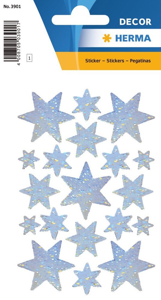 Herma stickers Decor julestjerne slv (3)