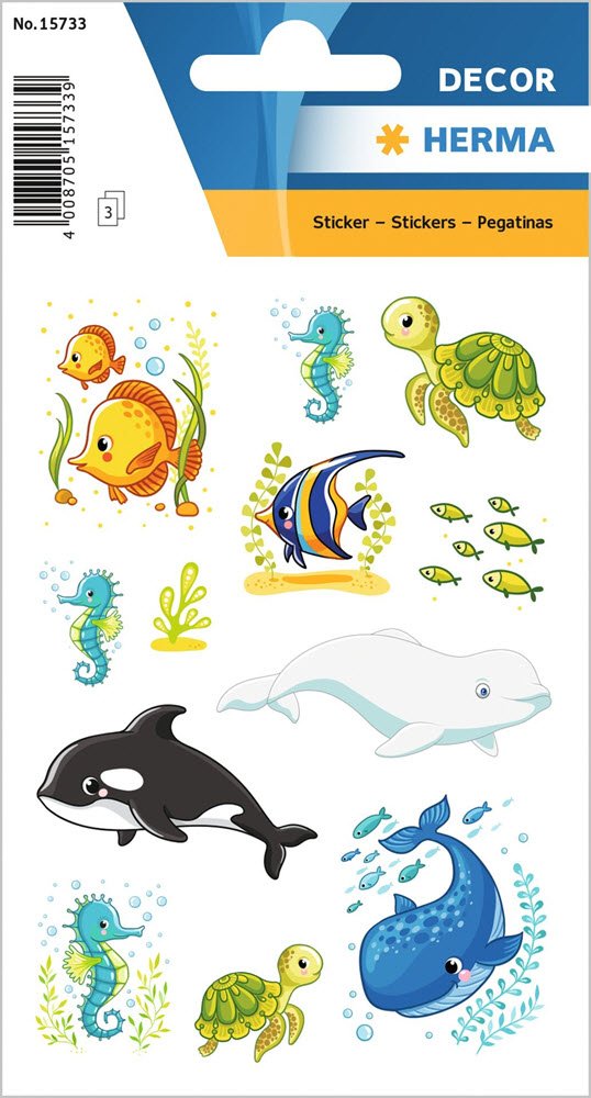 Herma stickers Decor sea animals (3)