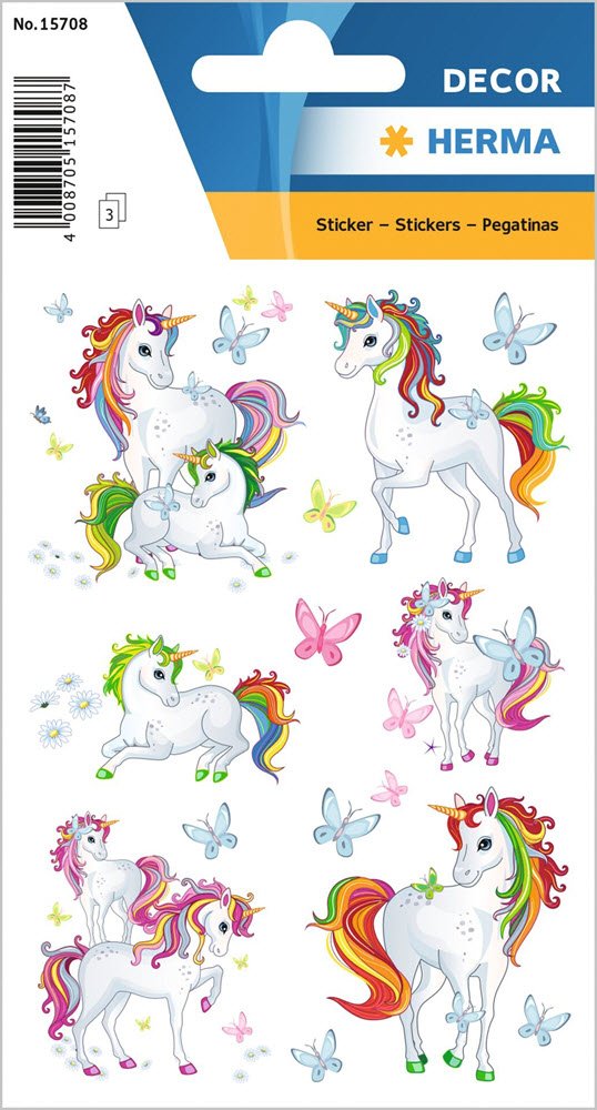 Herma Stickers Decor Unicorn
