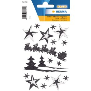Herma stickers Magic julekanetur (1)