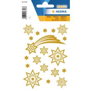 Herma stickers Magic julestjerner (1)