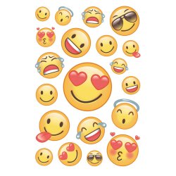 Herma stickers Magic glade smil Transpuffy