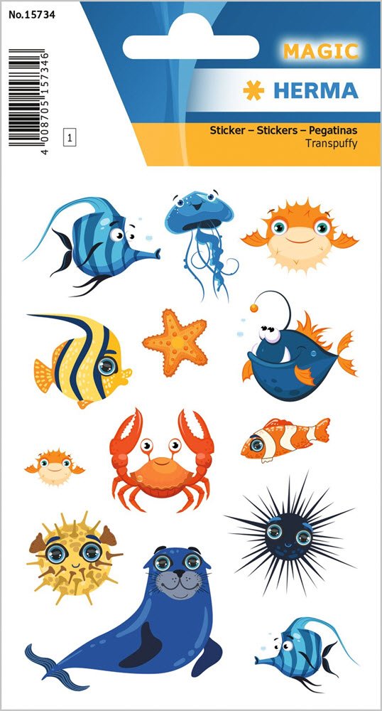 Herma stickers Magic sea creatures (1)