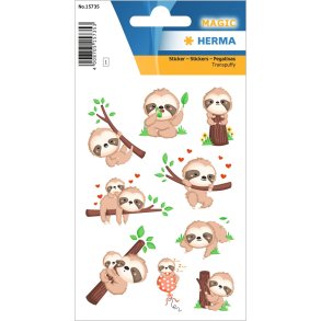 Herma stickers Magic smal sloth (1)