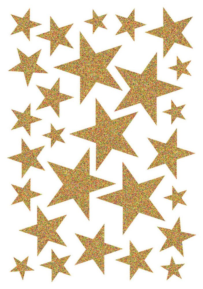 Herma stickers Magic stjerner guld (1)