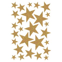 Herma stickers Magic stjerner guld (1)