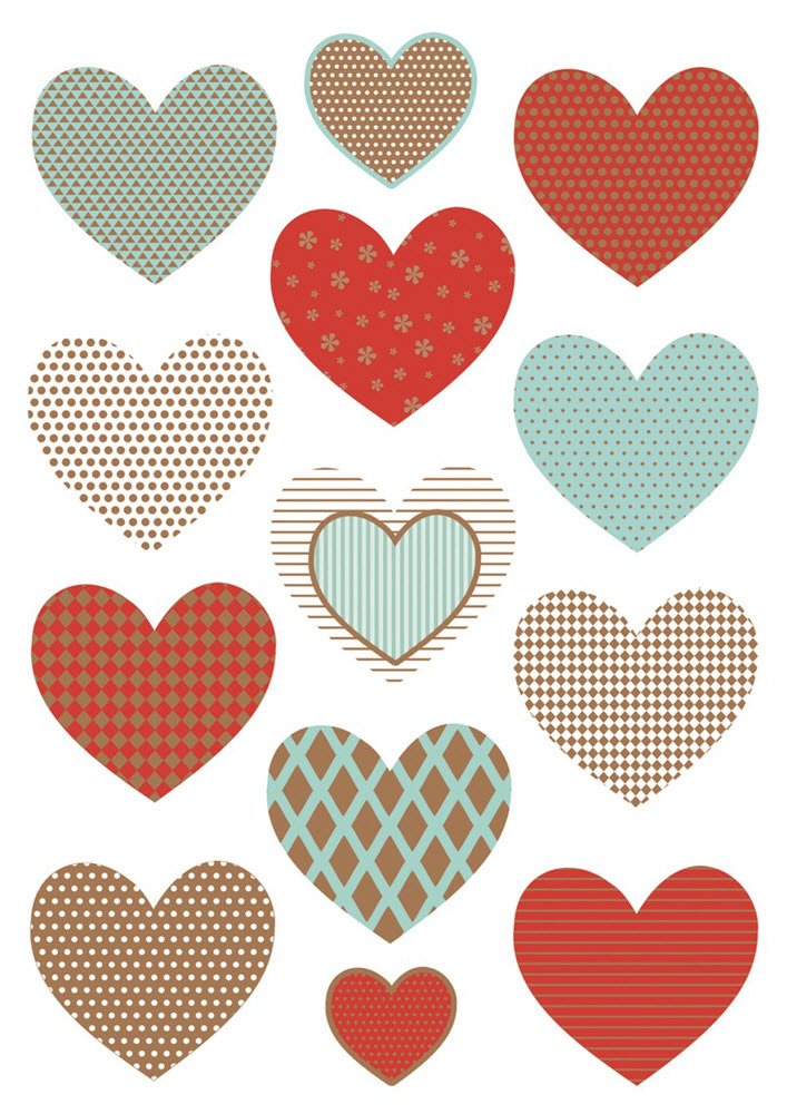 Herma stickers Magic Valentine's Day hjerter (1)