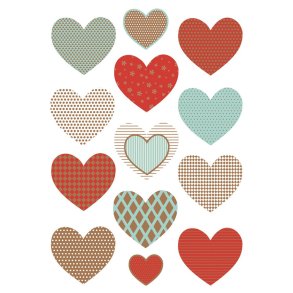 Herma stickers Magic Valentine's Day hjerter (1)