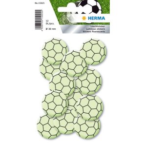Herma stickers selvlysende sm fodbolde (12)