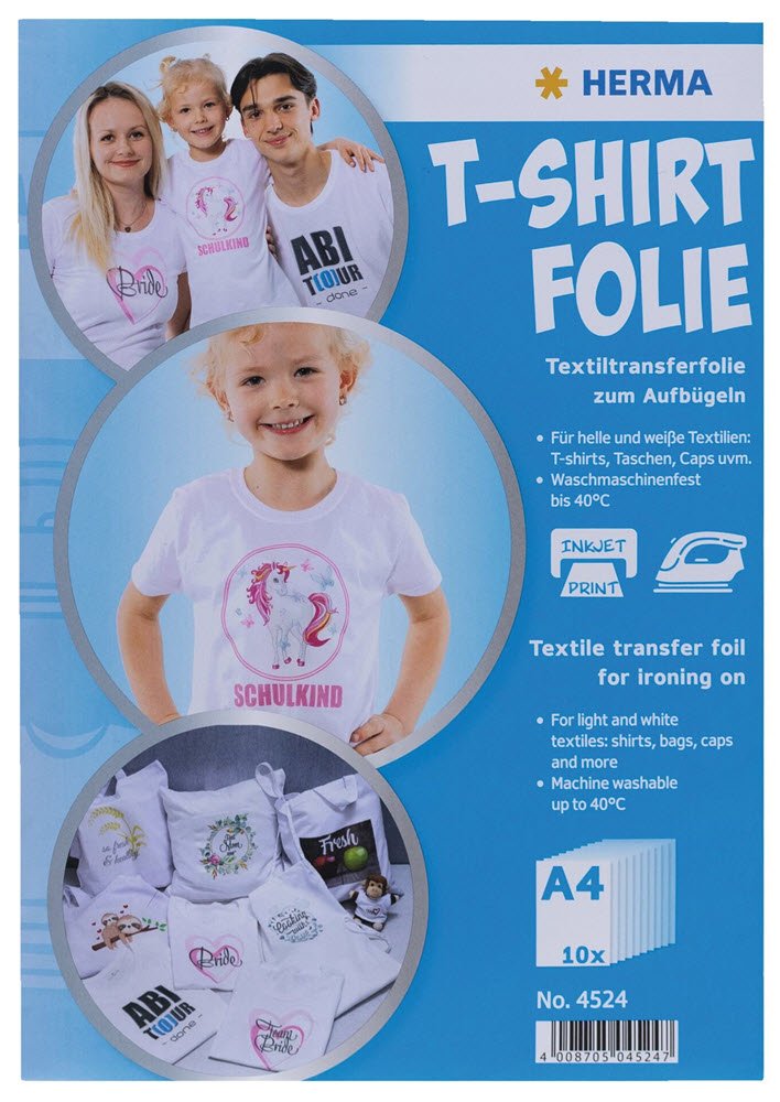 Herma T-shirt folie lys (10)