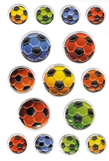 Herma stickers Magic farvede fodbolde (1)