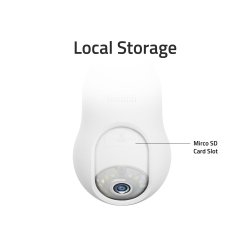 Hombli Smart Bulb Cam, White