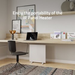 Hombli Smart Infrared Heatpanel 350W, White Metal