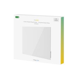 Hombli Smart IR Glass Heatpanel 400W, White
