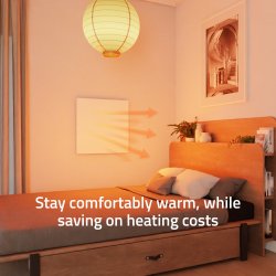 Hombli Smart IR Glass Heatpanel 400W, White