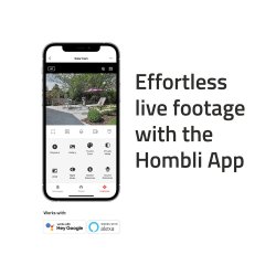 Hombli Smart Solar Cam, White