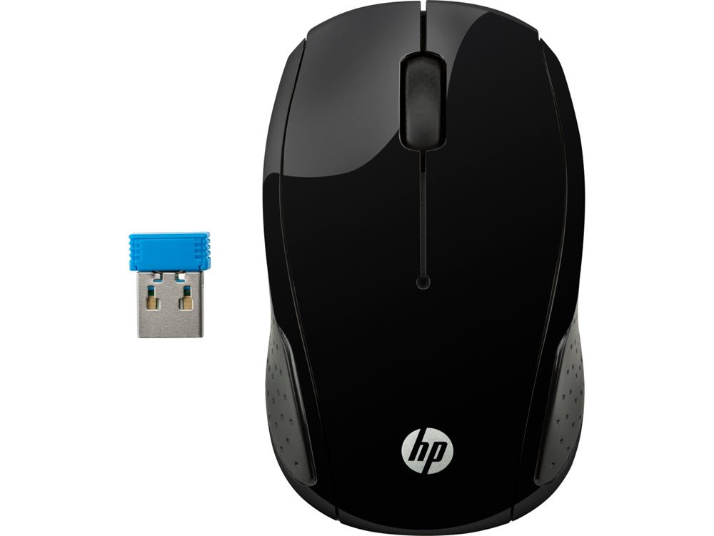 HP 200 Wireless Mouse, Black (Consumer)