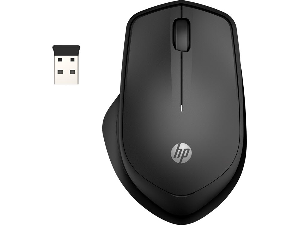 HP 280 Silent Wireless Mouse, Black