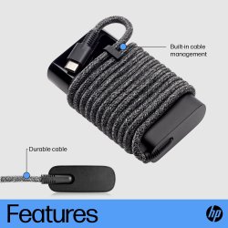 HP 65W USB-C Laptop Charger