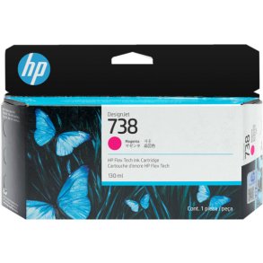 HP 738 130-ml Magenta DesignJet Ink Cartridge