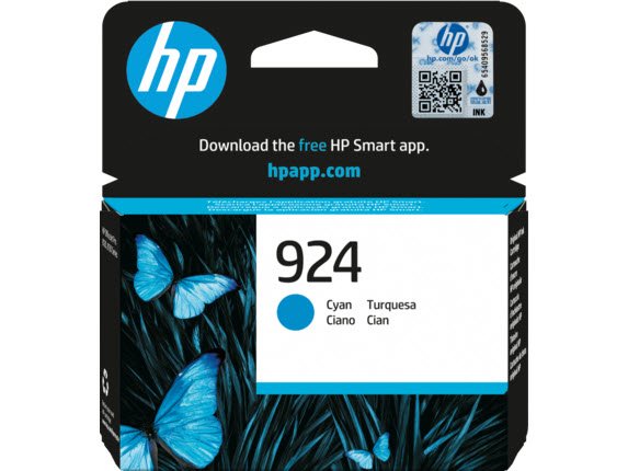 HP 924 Cyan Original Ink Cartridge