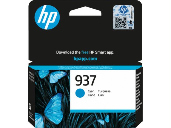 HP 937 Cyan Original Ink Cartridge