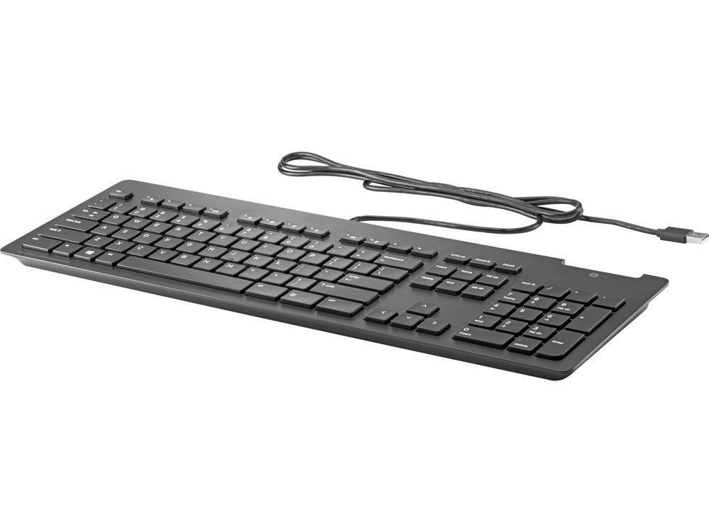 HP Business Slim Smartcard Keyboard, Black Nordic