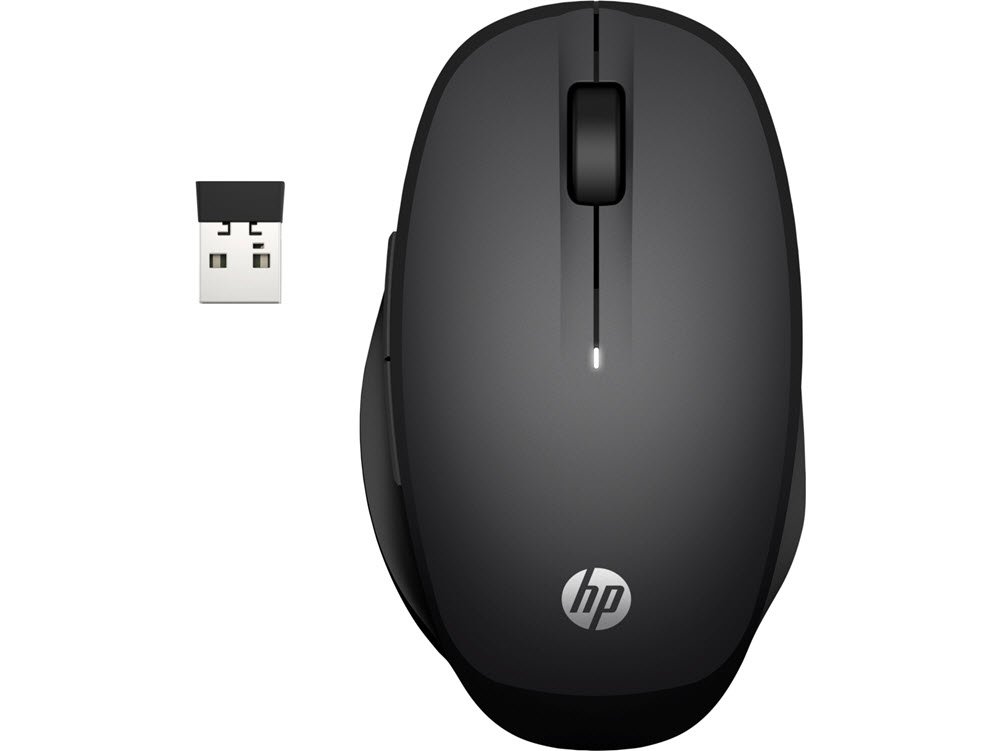 HP Dual Mode Black Mouse, Black