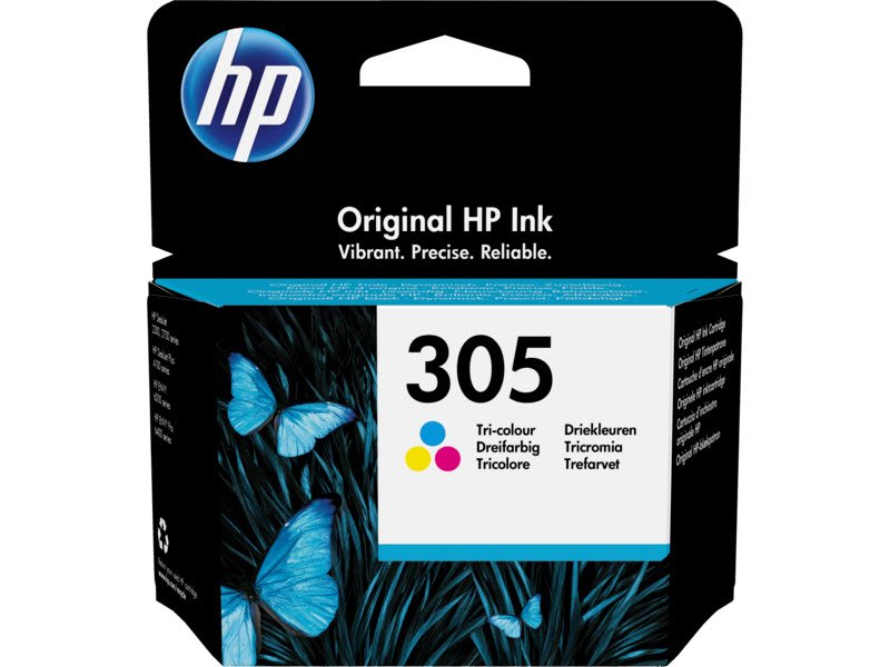 HP ink 305 farve