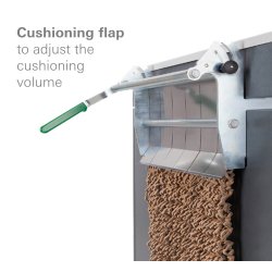 HSM ProfiPack papmakulator P425 gulv m/adapterst