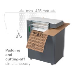 HSM ProfiPack papmakulator P425 gulvmodel 400V