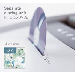 HSM Securio makulator P44i P4 3,9x40 konfetti + CD