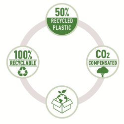 Hulapparat recycle 2-huls t/10ark rd