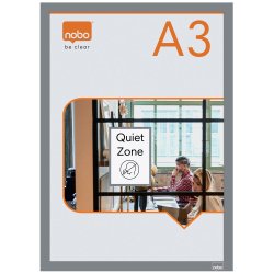 Infotavle magnetisk/selvklb A3 slv (2)