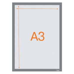 Infotavle magnetisk/selvklb A3 slv (2)