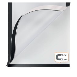 Infotavle magnetisk/selvklb A3 sort (2)