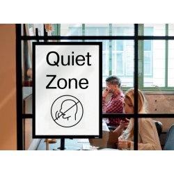 Infotavle magnetisk/selvklb A3 sort (2)