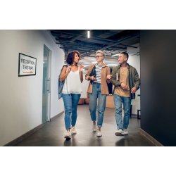 Infotavle magnetisk/selvklb A3 sort (2)