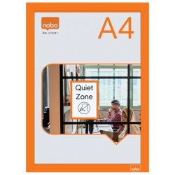 Infotavle magnetisk/selvklb A4 orange (2)