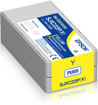 Ink cartridge for TM-C3500 Yellow (SJIC22P)