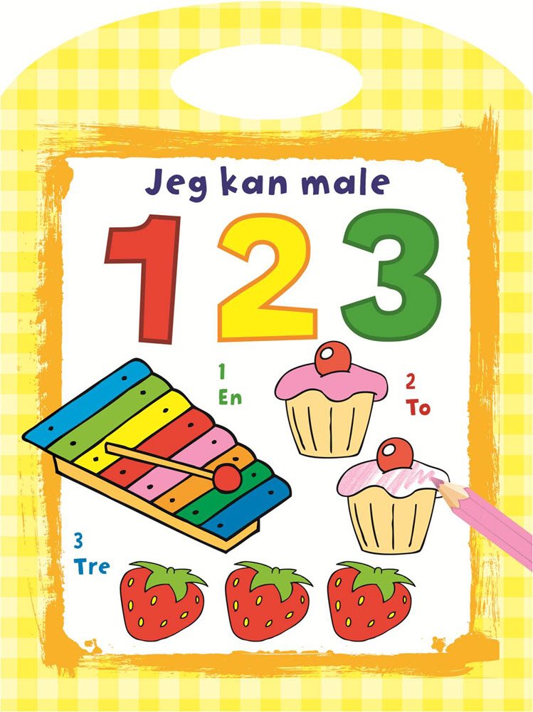 Jeg kan male 123 (malebog med hndtag)