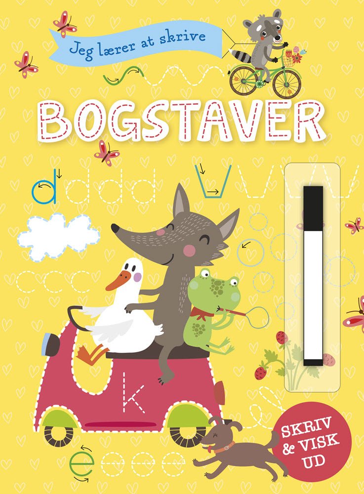 Jeg Lrer at Skrive Bogstaver (Skriv og Visk ud)