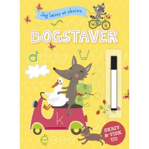 Jeg Lrer at Skrive Bogstaver (Skriv og Visk ud)