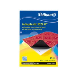 Karbonpapir interplastic 1022G 10/boks Sort