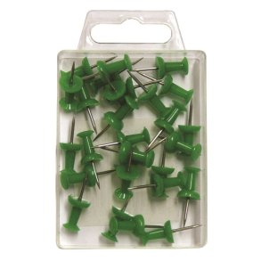 Kartnl Push pin grön (30)