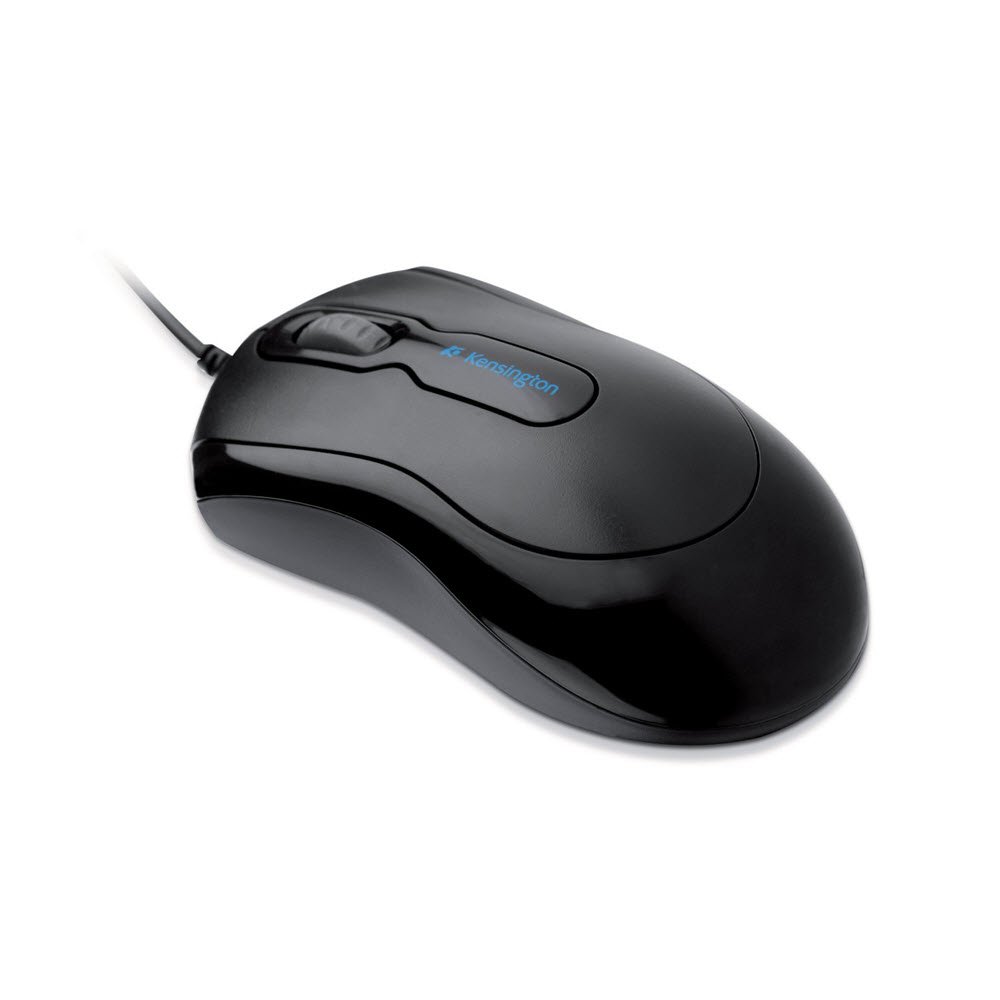 Kensington Wired Mouse-in-a-Box, Black