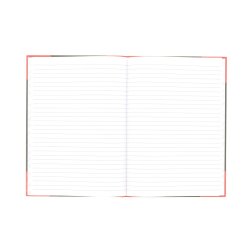 Kinabog A4 Sort/Rd 96 Sider Linjeret
