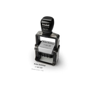 Komplet Trodat 5430 stempel Tekst og Dato med rdt