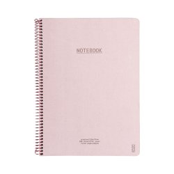 Kozo Notesbog A4 Lin Dusty Pink