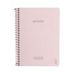 Kozo Notesbog A5 Lin Dusty Pink